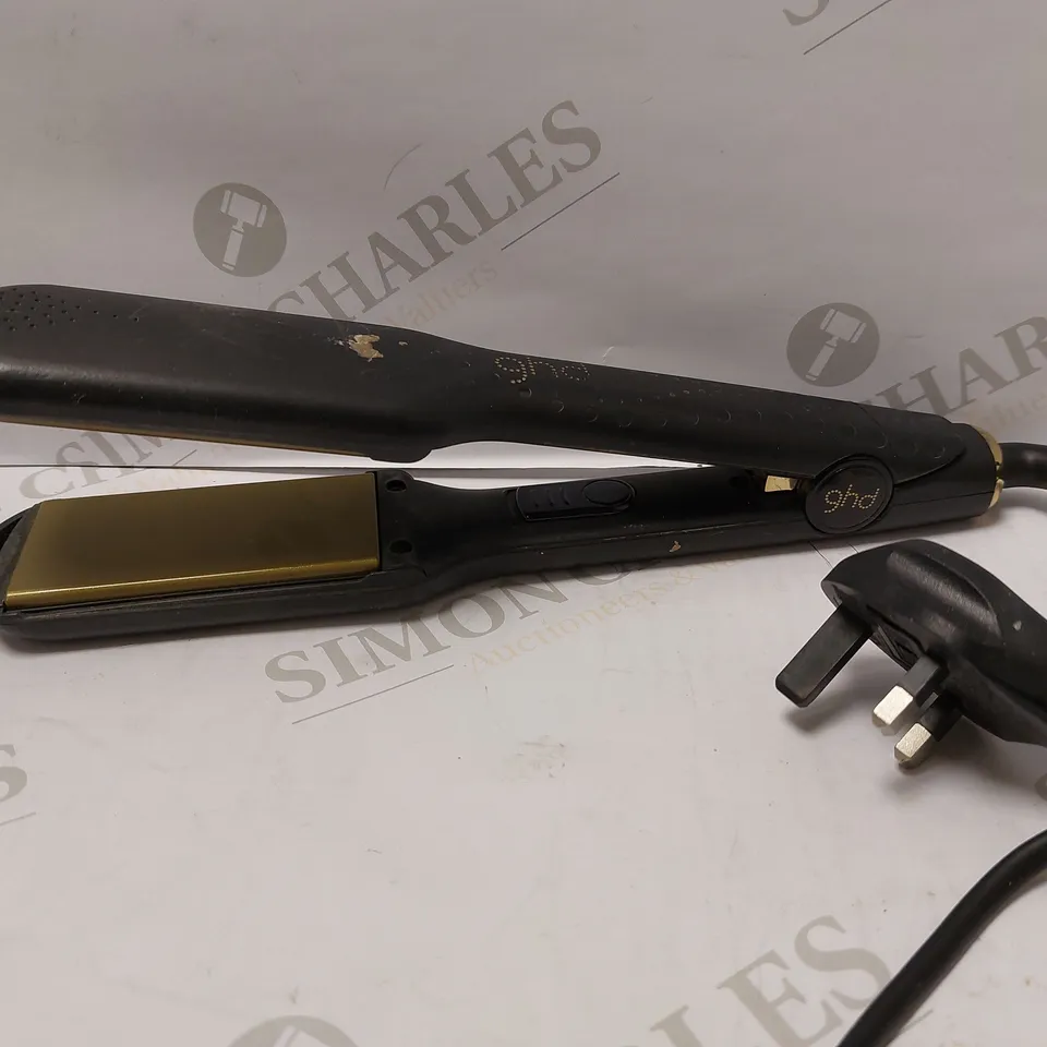 GHD SS5.0 GOLD SERIES WIDE PLATES PROFESSIONAL HAIR STRAIGHTENERS