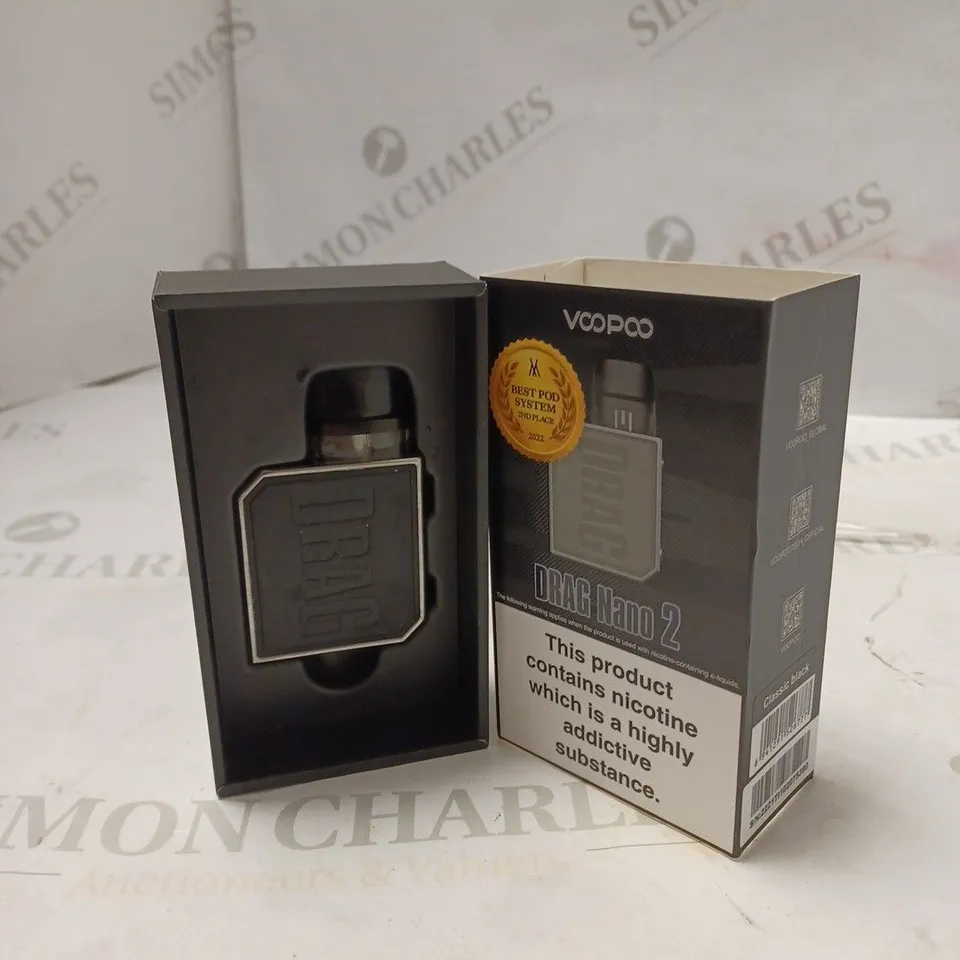 BOXED VOOPOO DRAG NANO 2 - BLACK.
