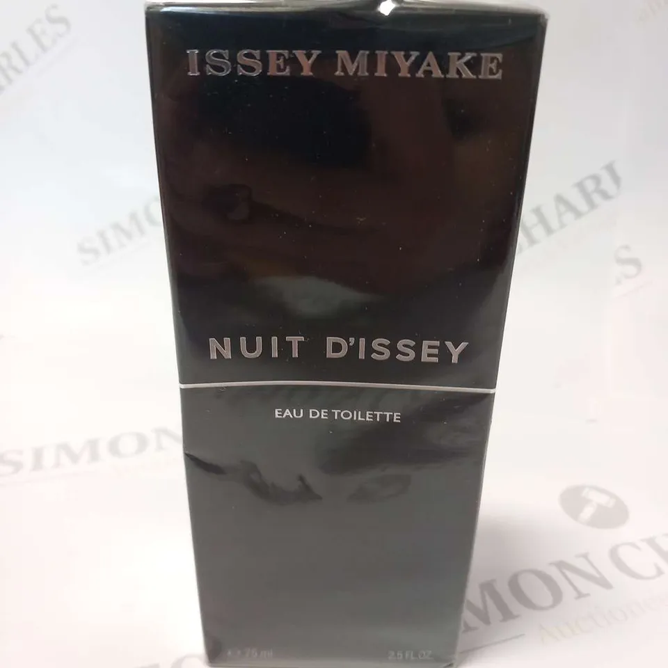 BOXED AND SEALED ISSEY MIYAKE NUIT D'ISSEY EAU DE TOILETTE 75ML