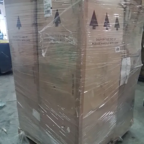 PALLET OF VERMONT WHITE SPRUCE FLIP TREE WITH LED LIGHTS 