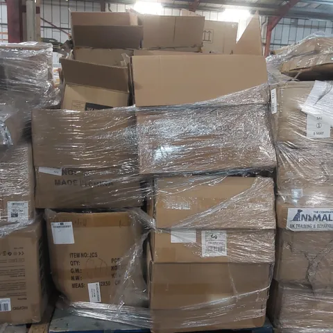 PALLET OF ASSORTED ITEMS INCLUDING: ELECTRIC CAR CLEANERS, FEMOMETER HCG TESTS, CEILING LIGHTS, POPPIES NAPKINS ECT
