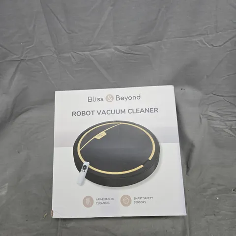 BLISS & BEYOND ROBOT VACUUM CLEANER – BOXED