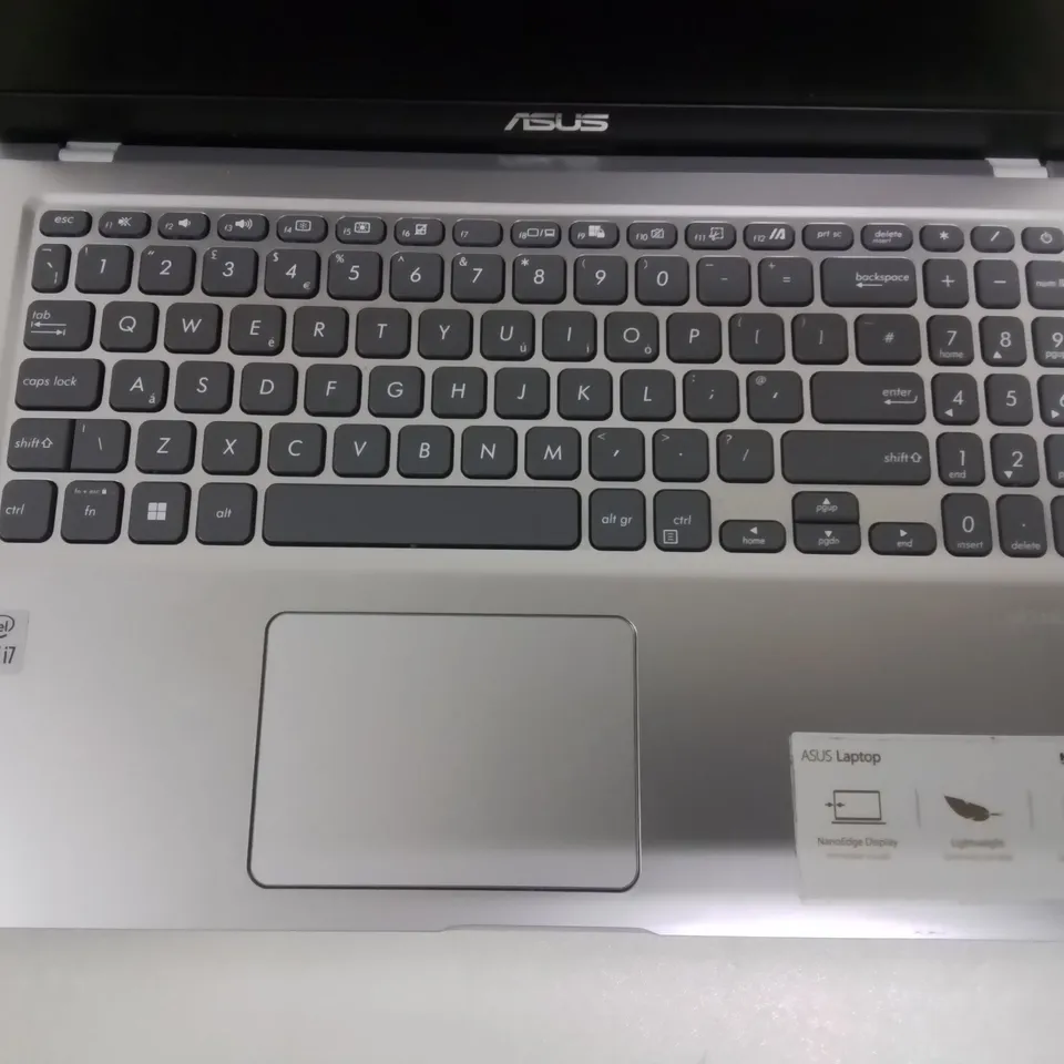 UNBOXED ASUS X515J INTEL CORE I7 LAPTOP IN SILVER