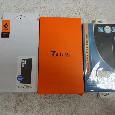 APPROXIMATELY 12 ASSORTED HOUSEHOLD ITEMS TO INCLUDE SCREEN PROTECTORS, ETC