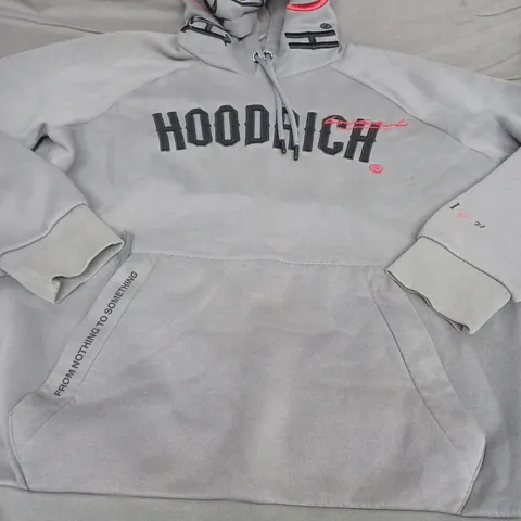 HOODRICH HOODIE, GREY - UK SIZE M