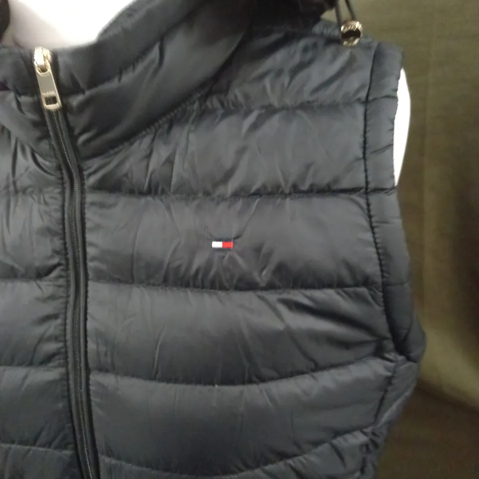 TOMMY HILFIGER PADDED GILET WITH HOOD SIZE M