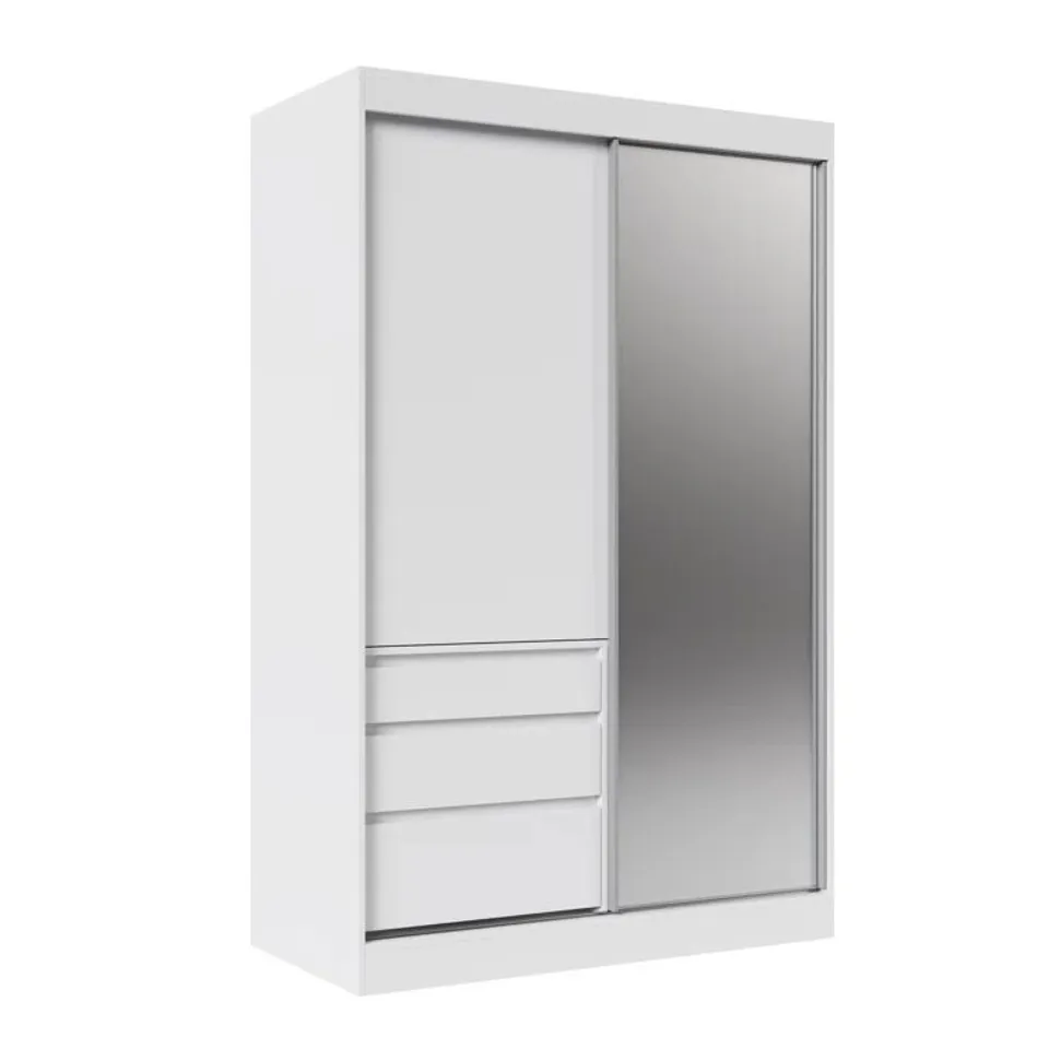 BOXED DURSUNBEY 2 DOOR WARDROBE (3 BOXES)