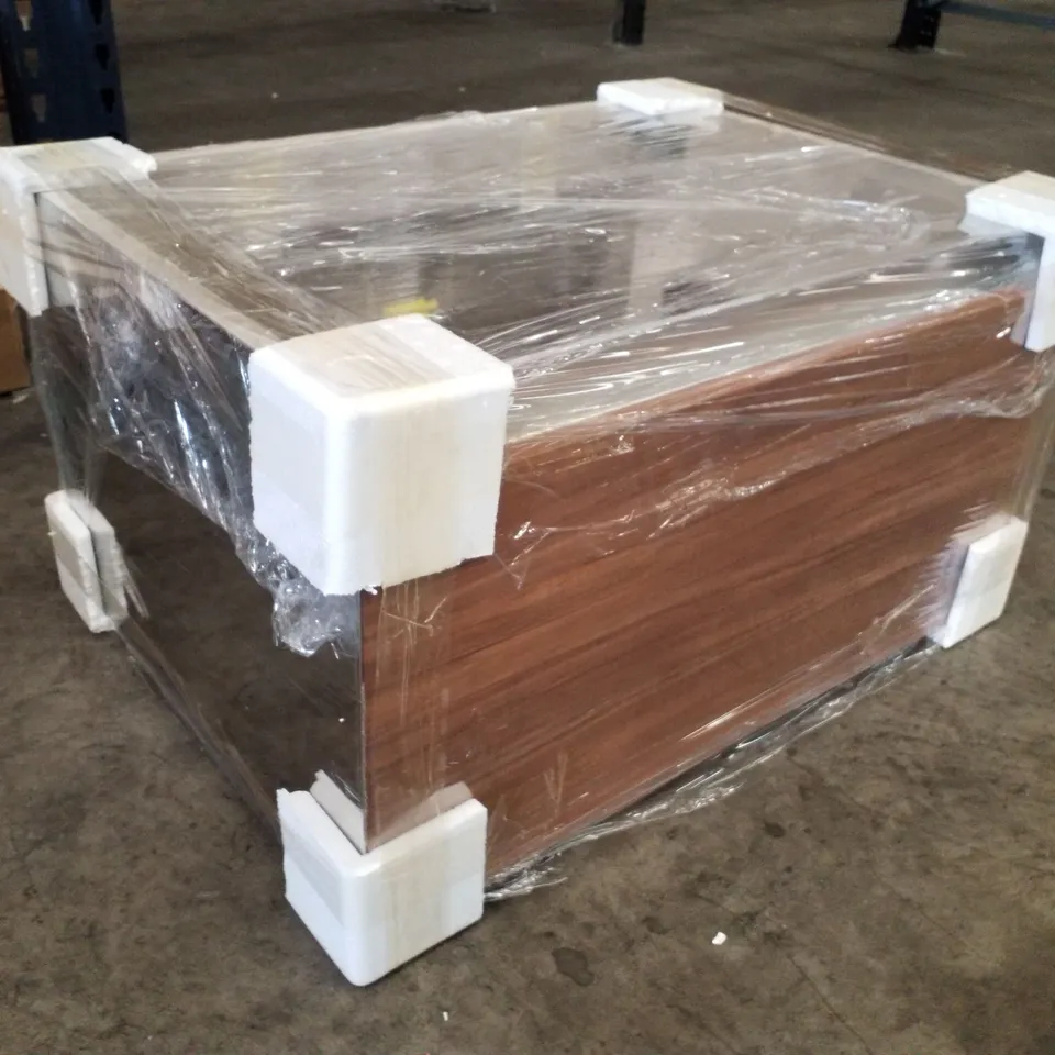 BOXED BRAND NEW CALYPSO ONETA 710MM SINGLE DRAWER WH VANITY UNIT IN APPLE WOOD