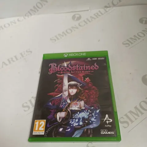 XBOX ONE BLOODSTAINES RITUAL OF THE NIGHT