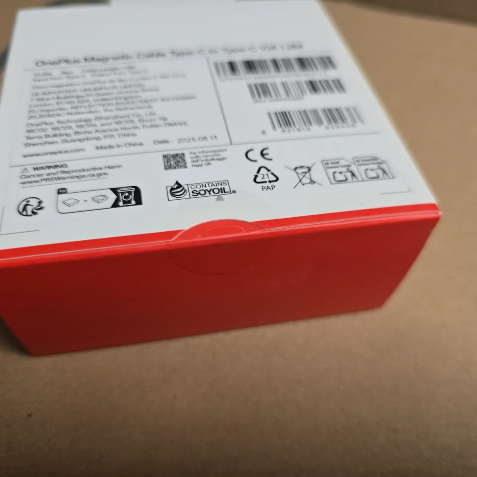 SEALED ONEPLUS MAGNETIC CABLE TYPE-C TO TYPE-C