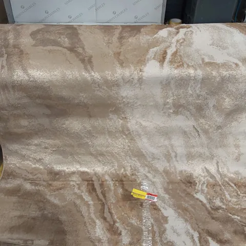 VOYAGE MATKI POWER LOOM BEIGE RUG // 190 X 280CM
