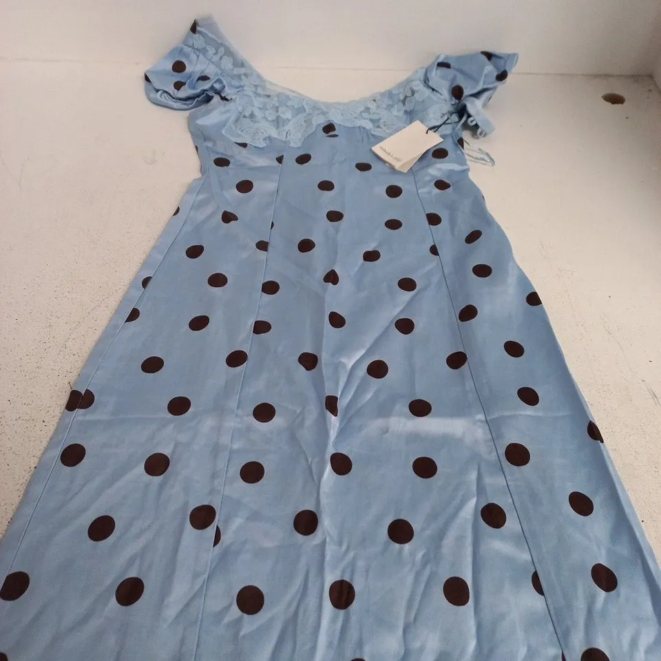 NOBODYS CHILD AVA BLUE MIDAXI DRESS- UK 6