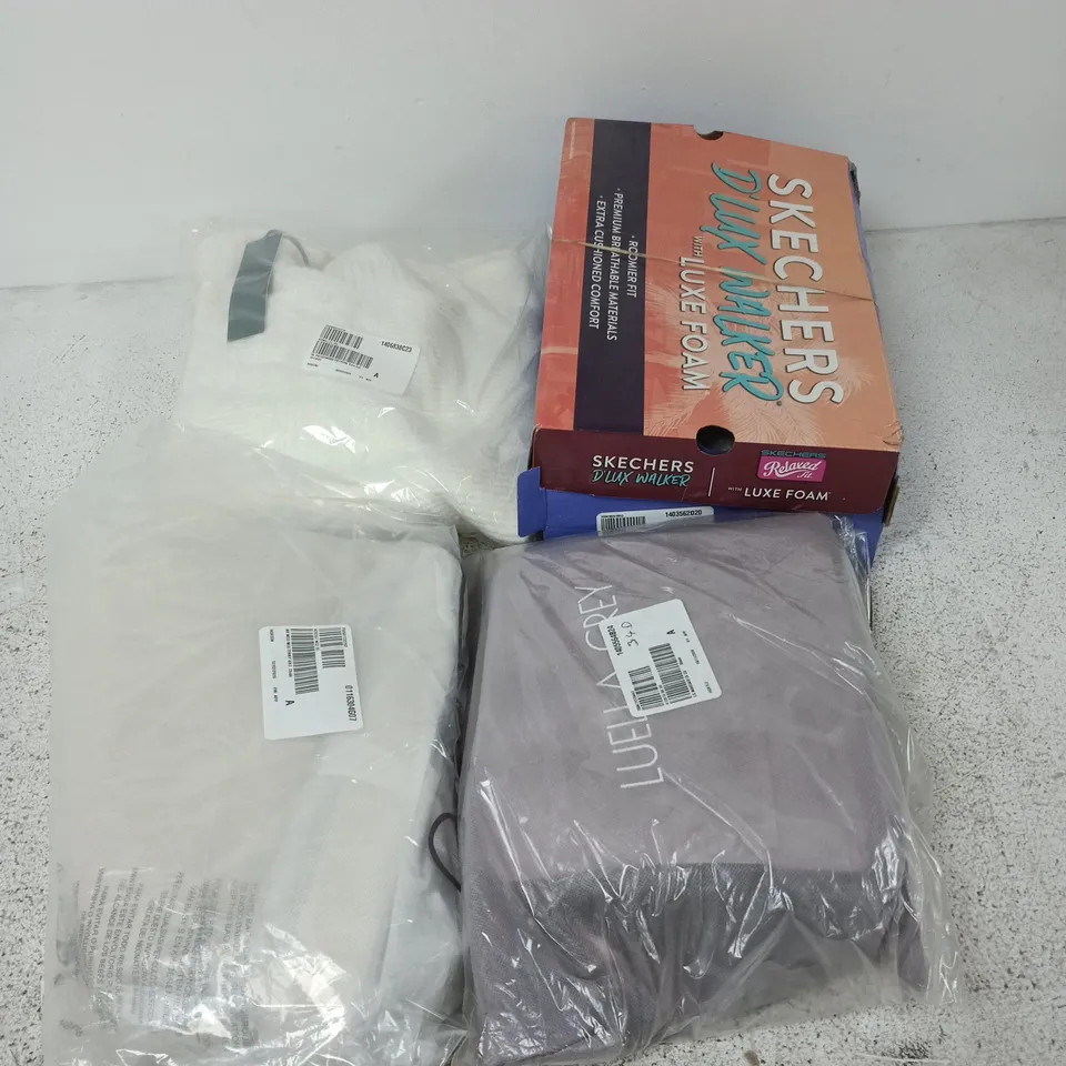 APPROXIMATELY 14 ASSORTED CLOTHING ITEMS IN VARIOUS SIZES, COLOURS & STYLES TO INCLUDE BRANDS SUCH AS AIMEE KESTENBERG, SKECHERS, LUELLA GREY, ETC - COLLECTION ONLY