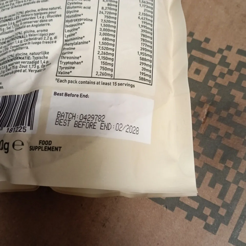 HUNTER AND GATHER GRASS FED PROTEIN CACAO 400G SUPPLEMENT