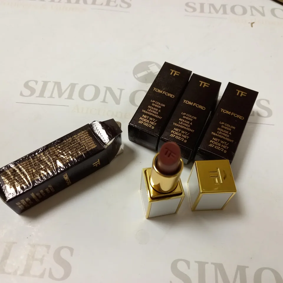 LOT OF APPROX 4 TOM FORD 43 ULTRA LIP COLOR - 