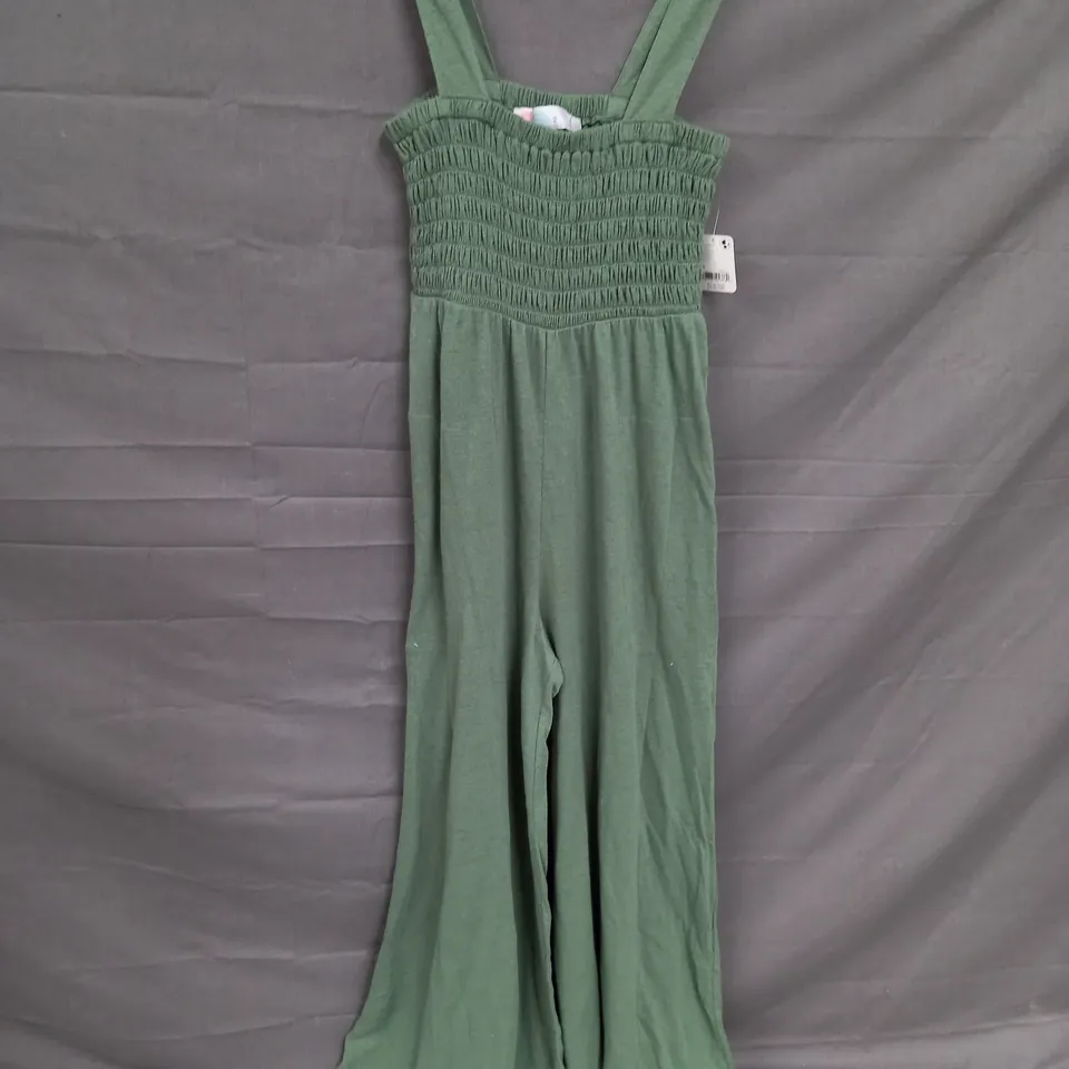 FREE PEOPLE JUMPSUIT IN WATERCRESS GREEN SIZE XS