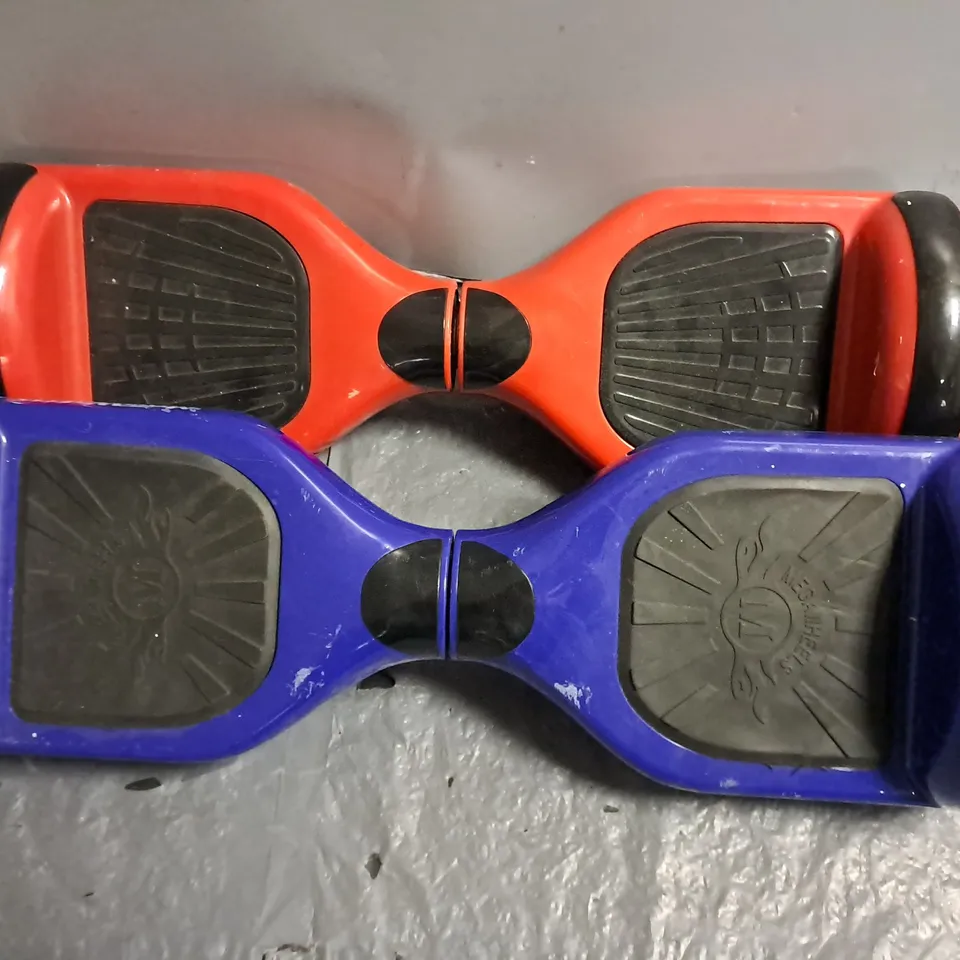 PAIR OF MEGA WHEEL HOVER BOARDS