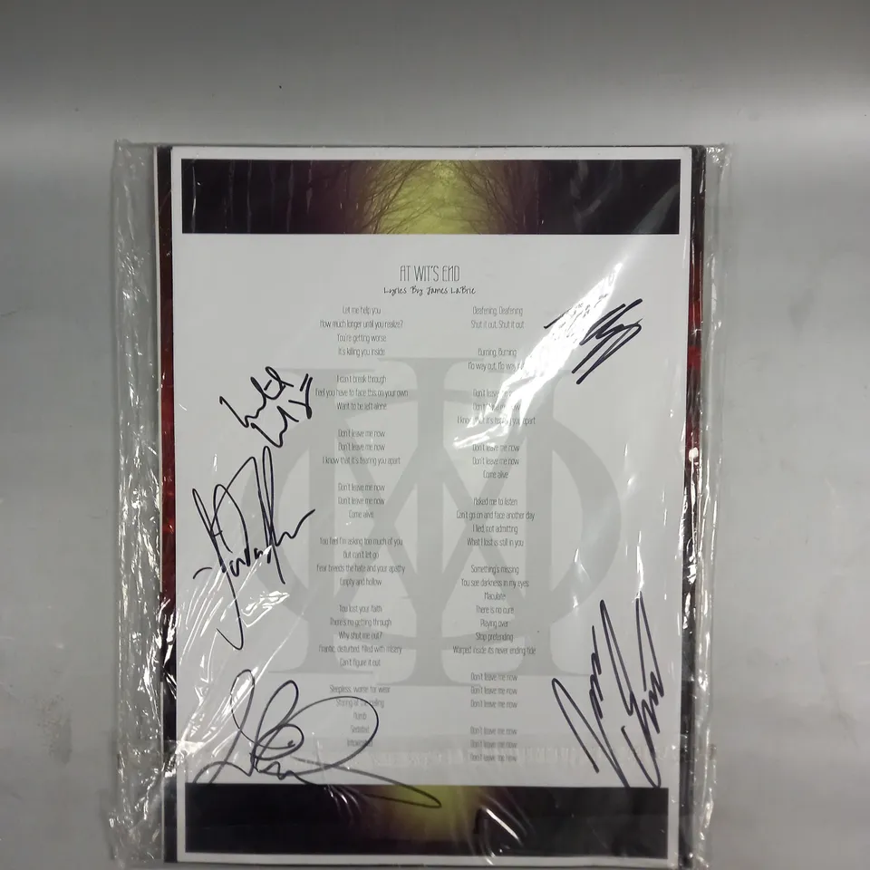 PROG MAGAZINE SIGNED EDITION 101