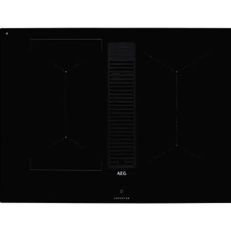 AEG COMBOHOB IDE74243IB 72CM VENTING INDUCTION HOB - BLACK - FOR DUCTED/RECIRCULATING VENTILATION