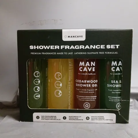 BOXED MANCAVE SHOWER FRAGRANCE SET 