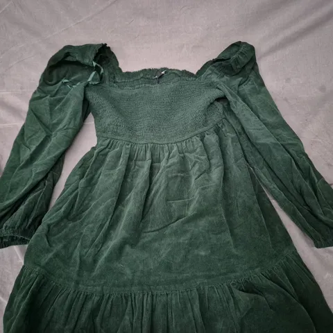 NOBODY'S CHILD ELSA MINI DRESS – GREEN, UK 10