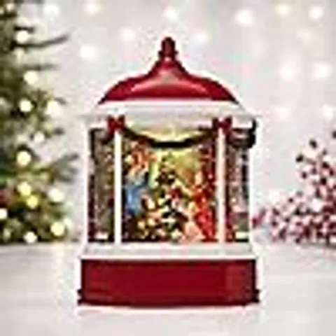 FESTIVE 24CM NOSTALGIC SCENE WATER SPINNER
