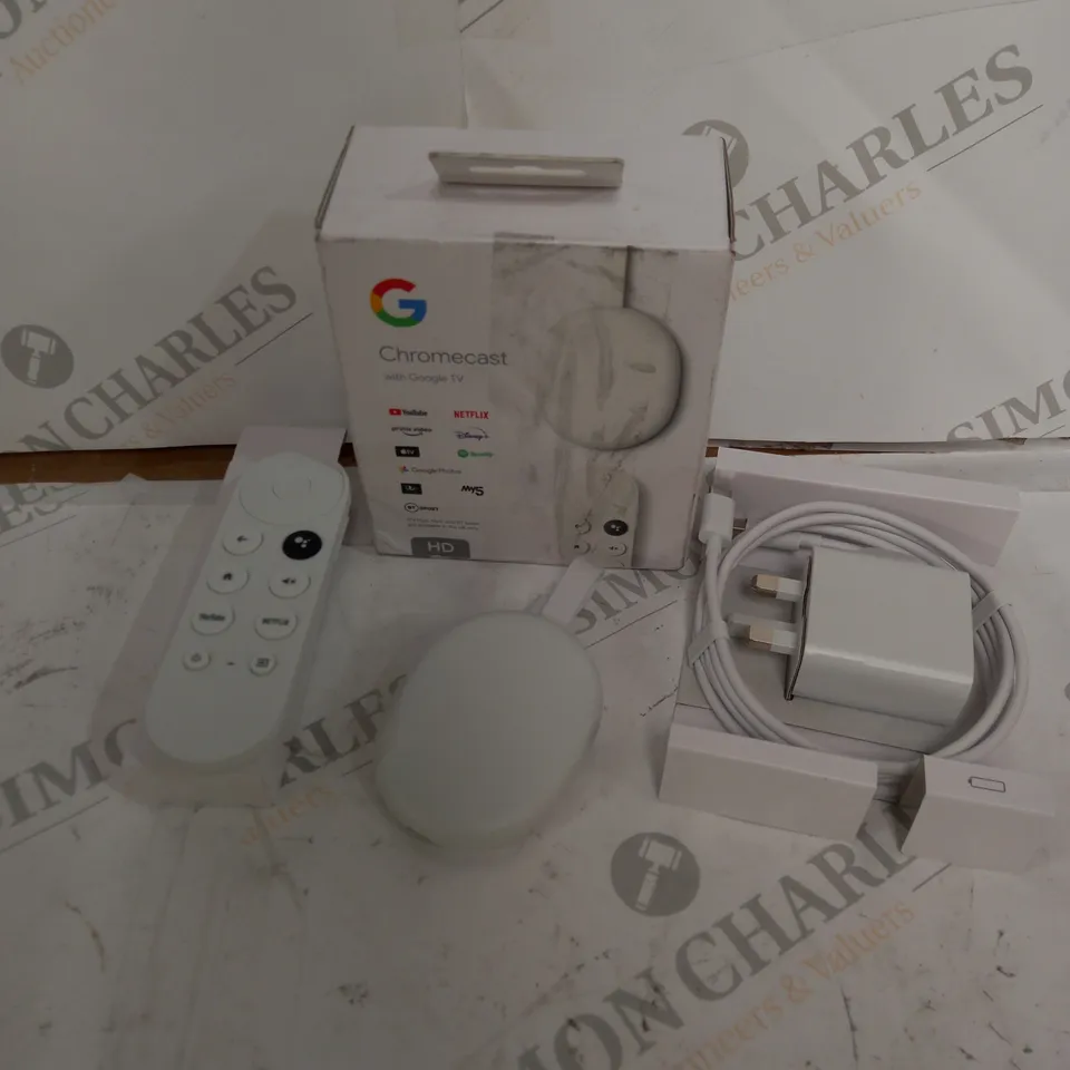 GOOGLE CHROMECAST DEVICE FOR TV - WHITE