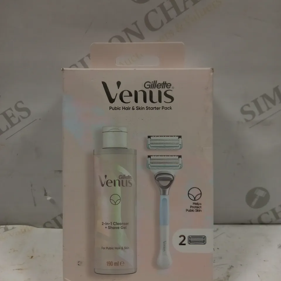 GILETTE VENUS PUBIC HAIR & SKIN STARTER KIT 
