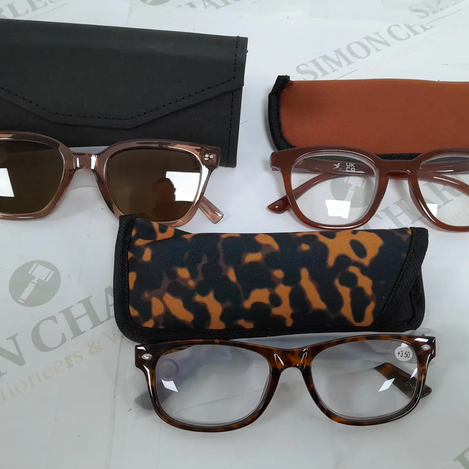 HUMMINGBIRD SUNGLASSE AND READING GLASSES 