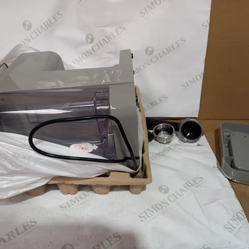 SWAN RETRO PUMP ESPRESSO COFFEE MACHINE - GREY