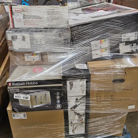 PALLET OF APPROXIMATELY 19 UNPROCESSED RAW RETURN HOUSEHOLD AND ELECTRICAL GOODS TO INCLUDE;