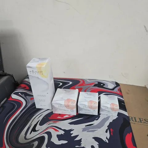 INLIGHT BEAUTY SKINCARE SET: BODY OIL, FACE CLEANSER & NIGHT BALM