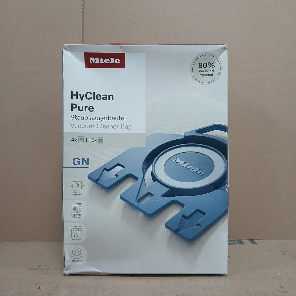 MIELE HYCLEAN PURE VACUUM CLEANER BAGS – PACK OF 4 + 2