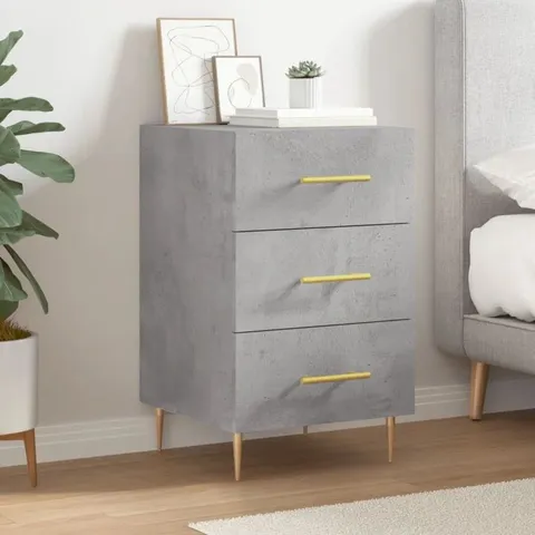 BOXED JARIEL IRON BEDSIDE TABLE 