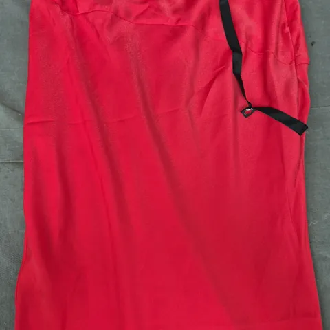 WHITE FOX FROM ME TO YOU MAXI SKIRT IN RED SIZE MEDIUM
