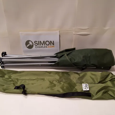 PRO ACTION FOLDING CHAIR WITH GREEN CARRY BAG