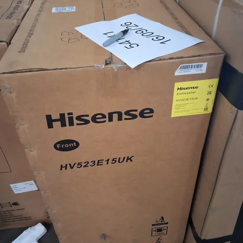 BOXED HISENSE SLIMLINE FULLY INTERGRATED UNDER COUNTER DISHWASHER 