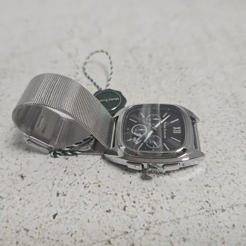 MANN EGERTON VECTOR WATCH IN STEEL/BLACK