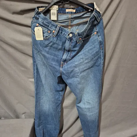 LEVI'S RIBCAGE WIDE LEG JEANS – BLUE DENIM, WOMEN'S, 32 X 32 (UK 14)