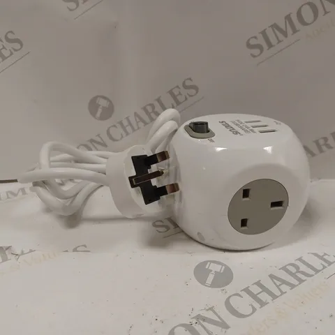 BOXED STATUS CUBE SOCKET EXTENSION LEAD WITH 3x USB PORTS S3W1.4M3USB/ST-139