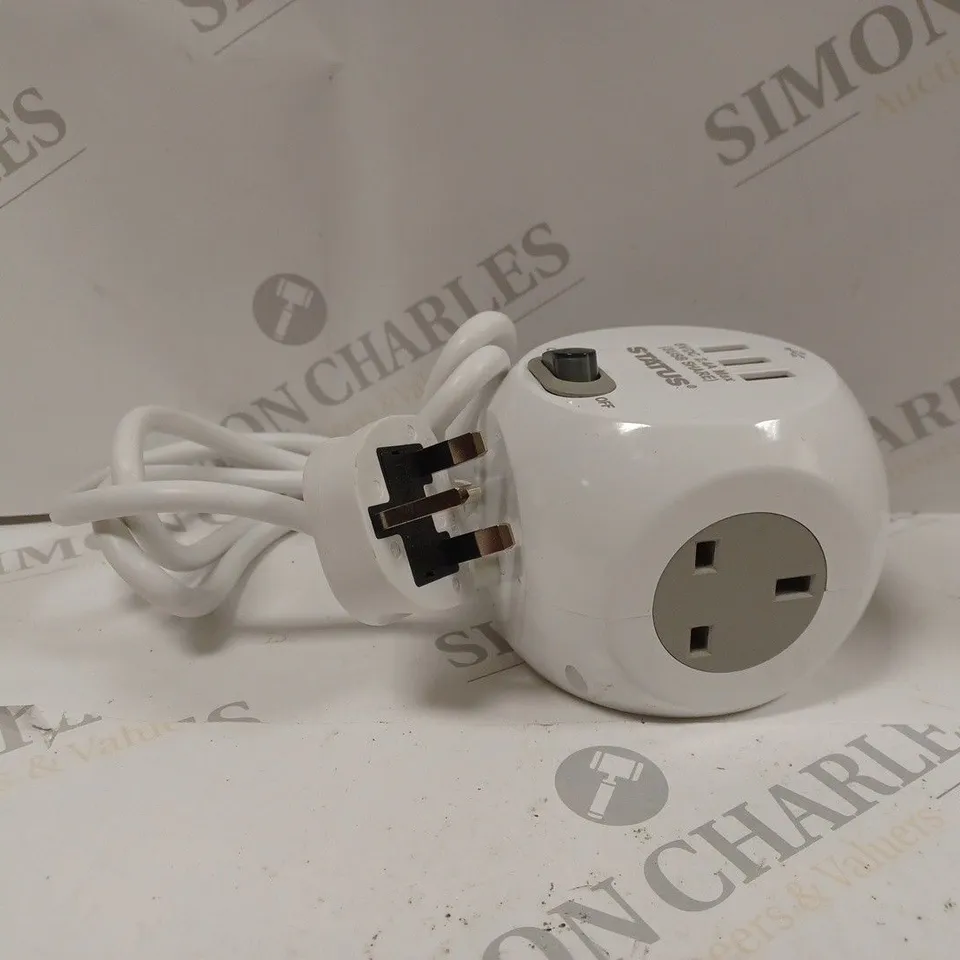 BOXED STATUS CUBE SOCKET EXTENSION LEAD WITH 3x USB PORTS S3W1.4M3USB/ST-139