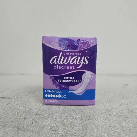 BOX OF 6 X ALWAYS DISCREET LONG PLUS