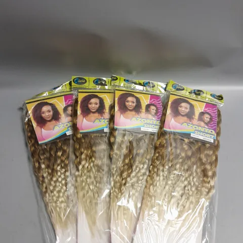LOT OF 5 OLIVIA COLLECTION AZONTO SHORT WAVY WIGS