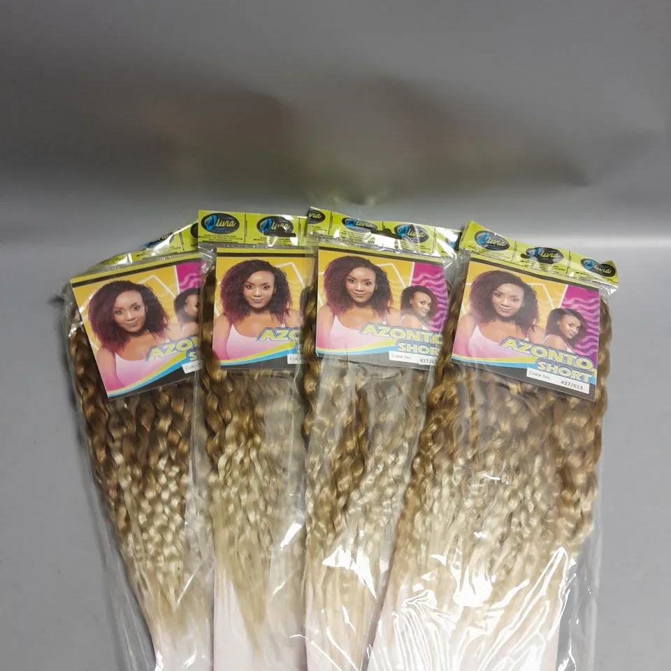 LOT OF 5 OLIVIA COLLECTION AZONTO SHORT WAVY WIGS