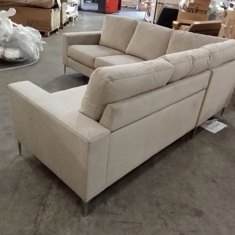 BALTIMORE CORNER SOFA, CHAMPAGNE CLASSIC VELVET