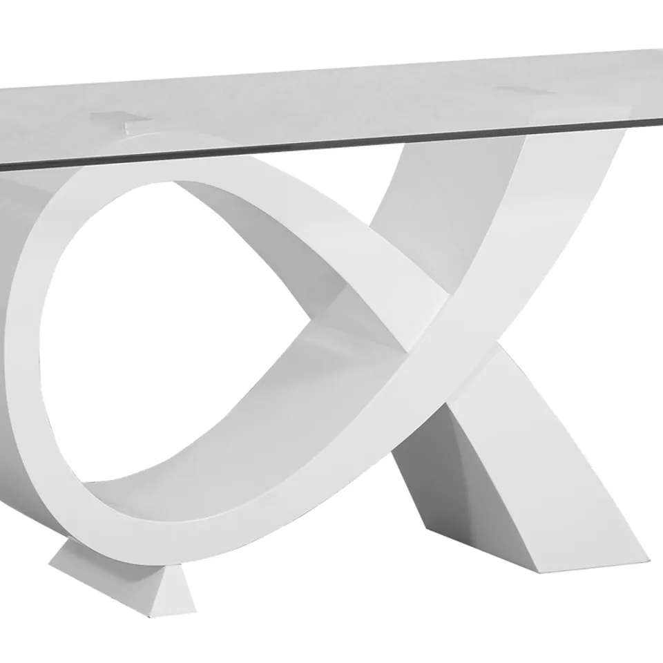 BOXED ELECTRA 36 RECTANGULAR GLASS TABLE (2 BOXES)
