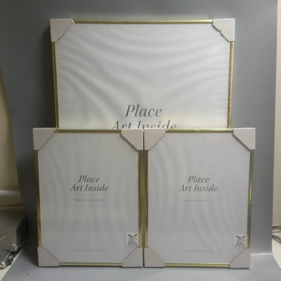 SET OF 5 GOLDEN PHOTO FRAME 