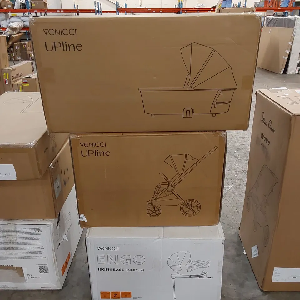 BOXED UPLINE 3 IN 1 PLUS BASE TRAVEL SYSTEM - SLATE GREY (3 BOXES)