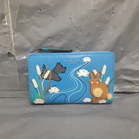 RADLEY LONDON 3D PURSE IN BLUE ANIMAL