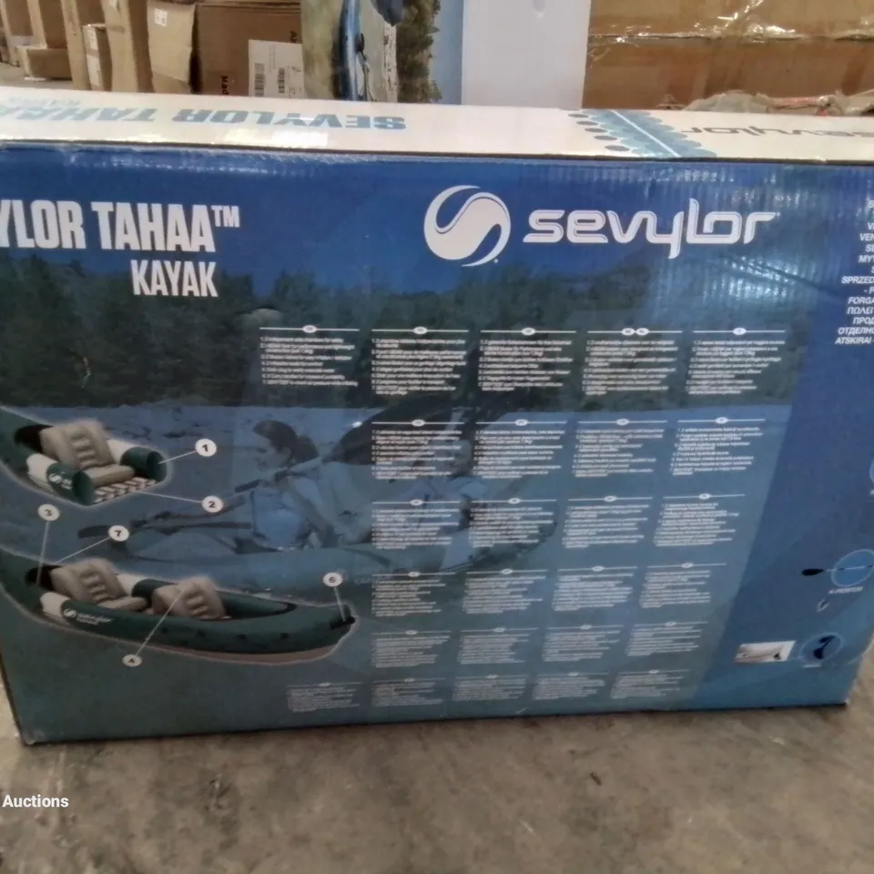 BOXED SEVYLOR TAHAA INFLATABLE KAYAK